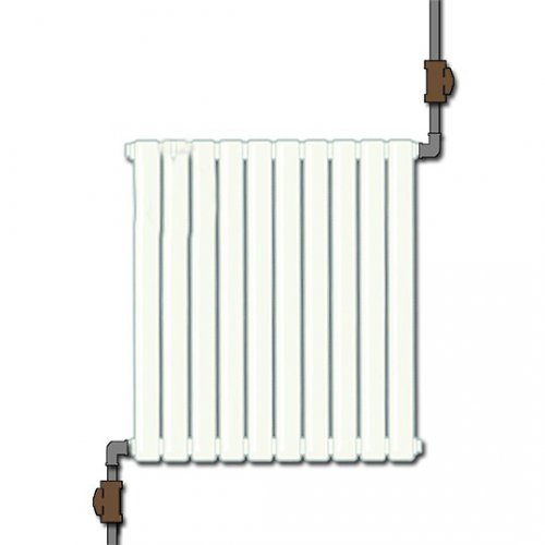 暖气片连接方式